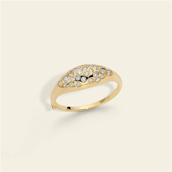 Anillo Marco Gerbella Mujer in Oro Diamante 0.27 Ct CV-AN-13-1G - CV-AN-13-1G